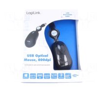 Optical mouse | black | USB | wired | No.of butt: 3 | 0.7m