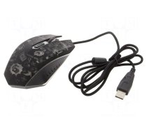 Mouse | black,grey | USB A | optical,wired | 1.35m | No.of butt: 6