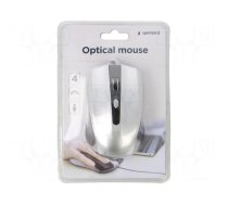 Mouse | black,silver | USB A | optical,wired | 1.35m | No.of butt: 4
