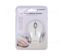 Mouse | white,black | USB A | wireless,optical | No.of butt: 3 | 10m