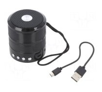 Speaker | black | microSD,USB B micro | 100Hz÷20kHz | 10m | 400mAh | 3h