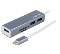 Hub USB | microSD,SD,USB A socket,USB C plug | USB 3.1 Gen 1