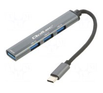 Hub USB | USB A socket x4,USB C plug | USB 2.0,USB 3.0,USB 3.1