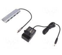 Hub USB | USB C | USB 3.0,USB 3.1 | PnP | Number of ports: 4 | 5Gbps