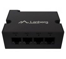 Switch Ethernet | RJ45 PoE+ socket x4 | black | 100m | plastic | 28W