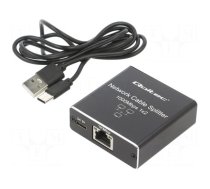 Switch Ethernet | RJ45 socket x3,USB C socket | black | 100m