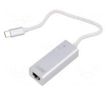 USB to Ethernet adapter | RJ45 socket,USB C plug | USB 3.0 | white