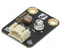 Sensor: optical | color (from white to black) | analog | 5VDC