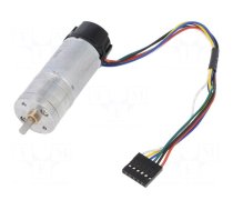 Motor: DC | with encoder,with gearbox | HP | 6VDC | 6.5A | 200rpm | 101g
