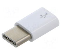 Accessories: adapter | white | USB B micro socket,USB C plug