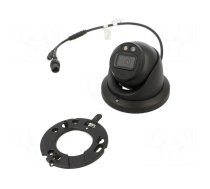 IP CCTV camera | twistable | 8Mpx | Dim: Ø121.9x99.1mm | IP67 | black