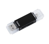 Hama 00181056 USB 2.0 OTG Card Reader Aluminium