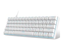 Magegee STAR61 White, Blue Lighting, Red Switch, US