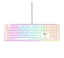 ROYAL KLUDGE RK918 White, Brown Switch, US
