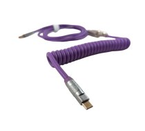 VGN PU Coiled Cable, Purple