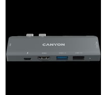 CANYON hub DS-5 7in1 Thunderbolt 3 Space Grey
