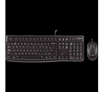 LOGITECH MK120 Corded Combo - BLACK - USB - RUS
