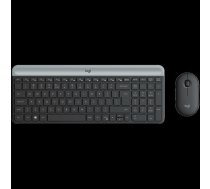 LOGITECH Slim Wireless Keyboard and Mouse Combo MK470 - GRAPHITE