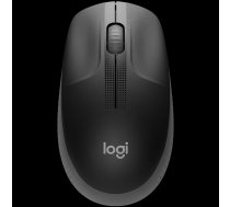 LOGITECH M190 Full-size wireless mouse - MID GREY - 2.4GHZ - EMEA - M190