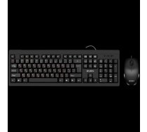 Combo Keyboard+mouse KB-S320C black (104 keys, 1000DPI, 2+1 bt.)