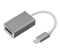 Qoltec Adapter USB-C 3.1 | DisplayPort | 4K | MHL | Aluminum