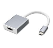 Qoltec Adapter USB-C 3.1 | HDMI | 4K | MHL | Aluminum