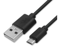 Qoltec USB A male cable | micro USB B male | 1m | BULK