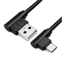 Qoltec Cable USB type C male | USB 2.0 A male | 1m