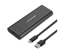 Qoltec Enclosure for M.2 SSD | NVME | PCI-E |USB type C