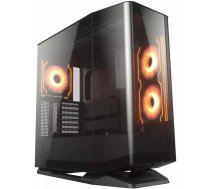 Datora korpuss COUGAR FV270 RGB, vidējā torņa, melns