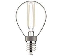 LED spuldze E14, G45, 6.5W, 806lm, 2700K, white filament