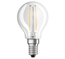 LED Filamenta spuldze E14, P45, 6W, 840lm, 3000K, 360°