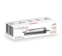 Ūdensizturīgs LED barošanas bloks 12V, 3A, 36W, IP67