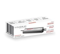 Ūdensizturīgs LED barošanas bloks 24V, 12.5A, 300W, IP67