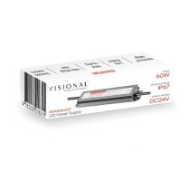 Ūdensizturīgs LED barošanas bloks 24V, 2.5A, 60W, IP67