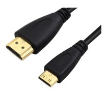 Kabelis Brackton HDMI Male - mini HDMI Male 1.5m Black