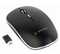 Gembird Silent Wireless Optical Type-C Mouse Black