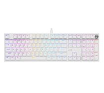 Klaviatūra Genesis Thor 404 White Gateron Yellow Pro