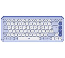 Klaviatūra Logitech POP ICON KEYS OFF White Lilac US