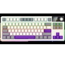Klaviatūra Lorgar KBP70TKLW TKL Wireless White Beige