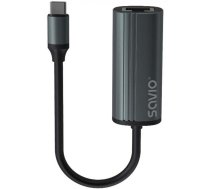 Adapteris Savio USB-C 3.1 Gen 1 - RJ-45 Gigabit Ethernet