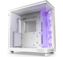 Datora korpuss NZXT H6 Flow RGB Matte White
