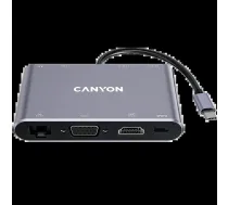CANYON hub DS-14 8in1 4k USB-C Dark Grey
