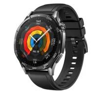 Huawei WATCH GT 5 46mm Vili-B19F Viedpulkstenis | Iebūvēts GPS | AMOLED 1.43 collu ekrāns | Melns