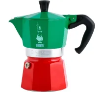 Bialetti Moka Express Italia 6TZ (300 ml) Green-Red