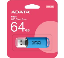 Adata Pendrive C906 64GB USB2.0 niebieski