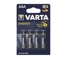 Baterijas VARTA ENERGY AAA/LR03, Alkaline, 1.5V, 4 gab.
