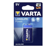 Baterijas VARTA LONGLIFE 6LR61 Alkaline krona, 9V, 1 gab.