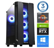 INTOP Ryzen 5 3600 16GB 250SSD M.2 NVME RTX3050 6GB WIN11