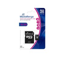 MEMORY MICRO SDHC 16GB C10/W/ADAPTER MR958 MEDIARANGE